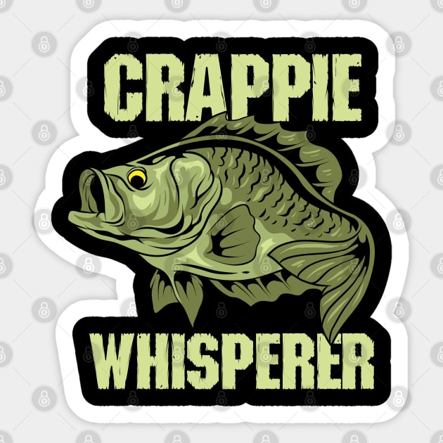 Crappie fishing logo Stickers, Unique Designs