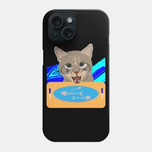 Mackerel Tabby Cat Breakfast Phone Case