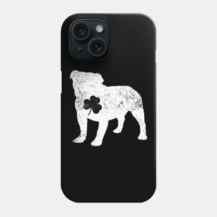 Bulldog Irish Clover Shamrock St Patricks Day Phone Case