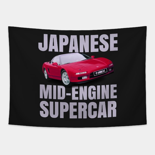 JDM Midengine Supercar Tapestry by MOTOSHIFT