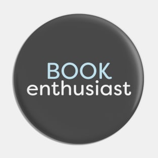 Book Enthusiast Pin