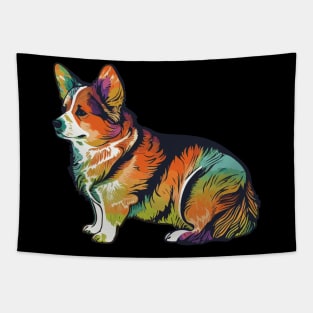 Pembroke Welsh Corgi Dog Art Tapestry