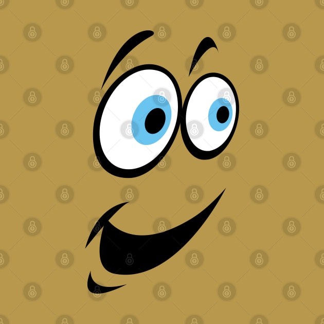 funny cute cartoon face by MNZStar