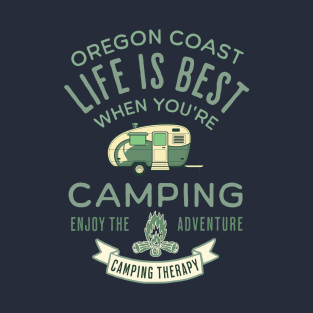 Oregon Coast Camping T-Shirt