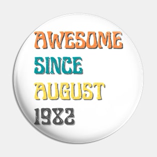 Birthday month August Pin