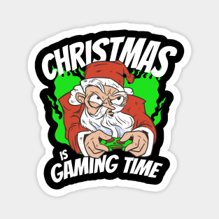 Funny Christmas is Gaming Time Gamer Humor Joke Gaming Magnet