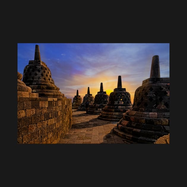 Borobudur Sunrise. by bulljup