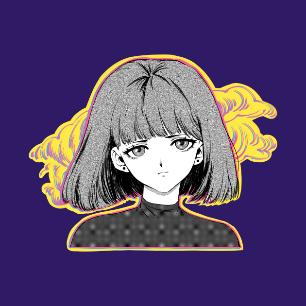 Retro anime - Anime Style - Pin | TeePublic AU