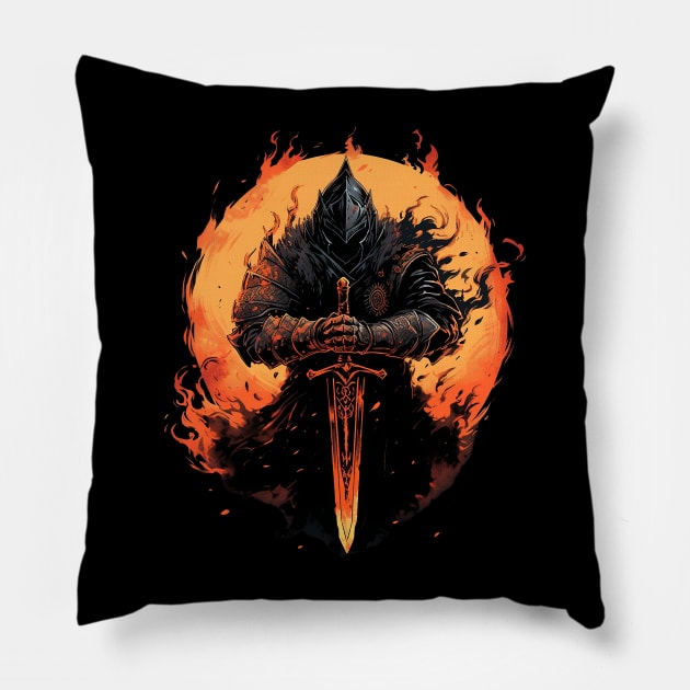 dark soul Pillow by dorapeterx