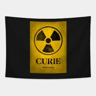 Marie Curie Radioactive Women in Science Poster Tapestry