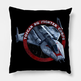Toscan 8q fighter Corps Pillow