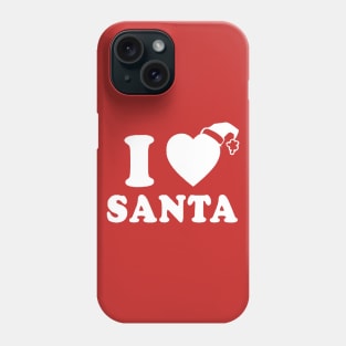 i love santa Phone Case