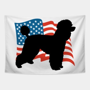 Poodle USA America - Dog Lover Dogs Tapestry