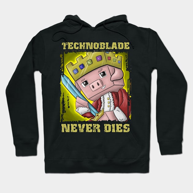 Technoblade Never Dies Shirt Retro Style Technoblade Shirt 