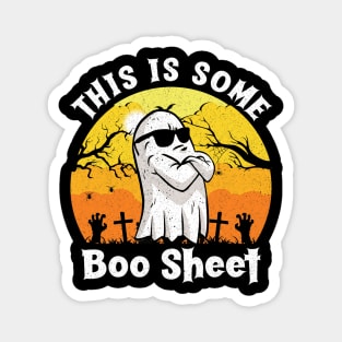 Funny Halloween Boo Ghost Costume This is Some Boo Sheet Magnet