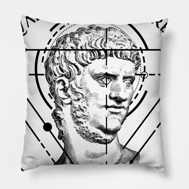 Collective unconscious - Scaenici Imperatoris Pillow by Anthraey