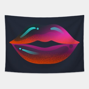 surreal lips Tapestry