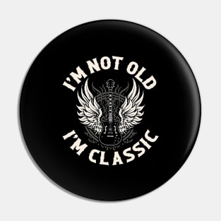 Classic Guitar Funny Guitar Gift Pin