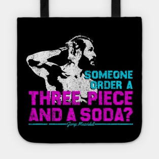 Three Piece And A Soda - Jorge Masvidal Tote