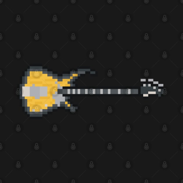 Pixel Funky Bass Guitar by gkillerb