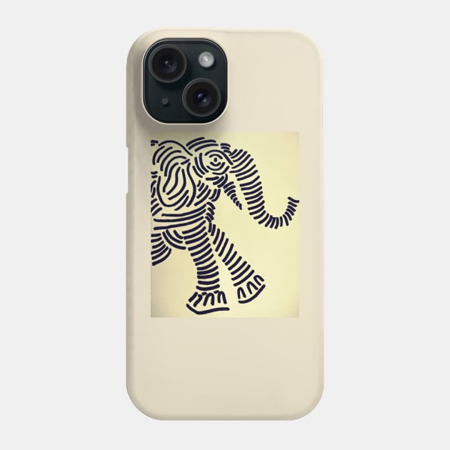 Elephant Phone Case by Gothicus Art