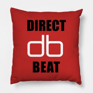 Direct Beat Old School T-shirt Logo Pillow