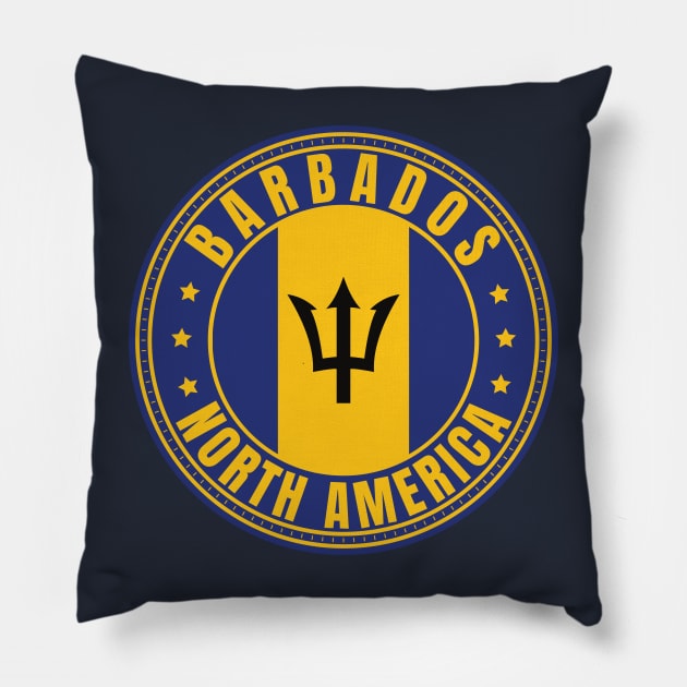 Barbados Pillow by footballomatic