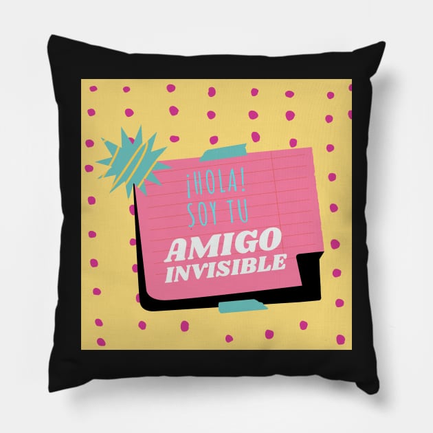 Invisible friend Pillow by sanaca