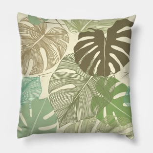 Tropical hand drawn design Pillow