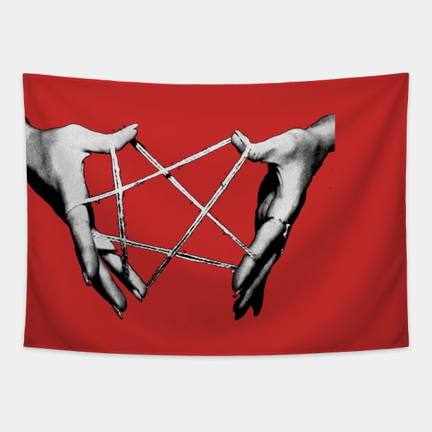 Satan Sign Tapestry by agathatito