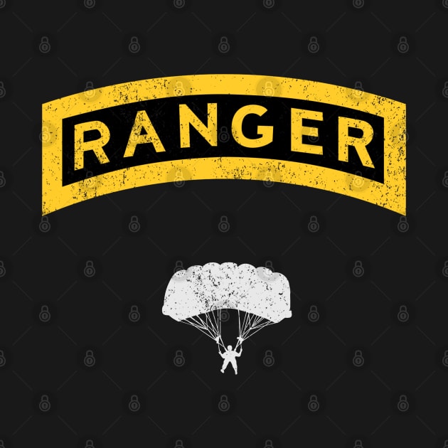 US Army Ranger Airborne | Vintage Airborne Soldier by floridadori