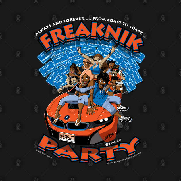 Freaknik Party Epps Art TShirt TeePublic
