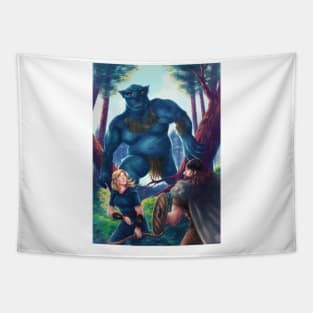 Valheim troll attack Tapestry