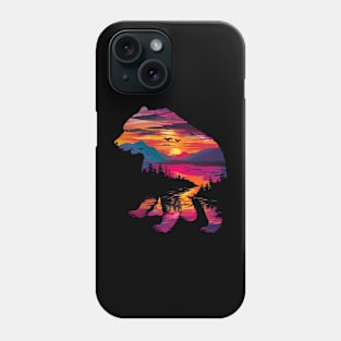 Grizzly Bear Interactions Phone Case