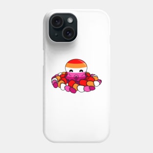 Lesbian Pride Fidget Octopus Phone Case