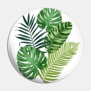 Tropical leaves Pin