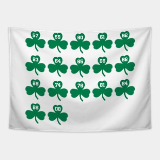 CELTICS CHAMPIONSHIPS Tapestry