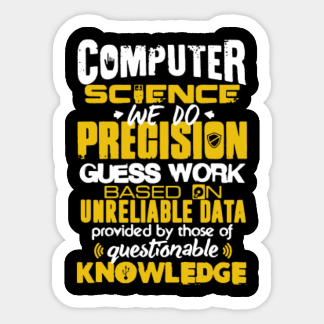 Computer Science - Science - Sticker | TeePublic