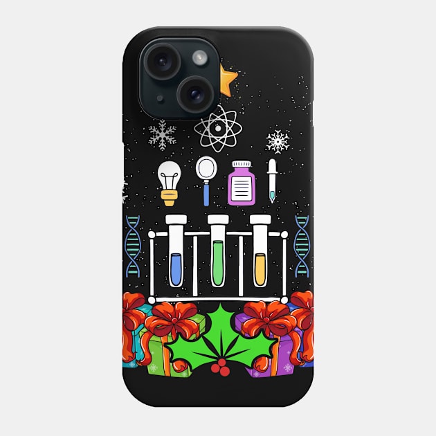 Funny Chemist Christmas Tree Decor Gift Xmas Stockings Phone Case by thuden1738