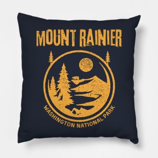 Mount Rainier National Park Washington Pillow