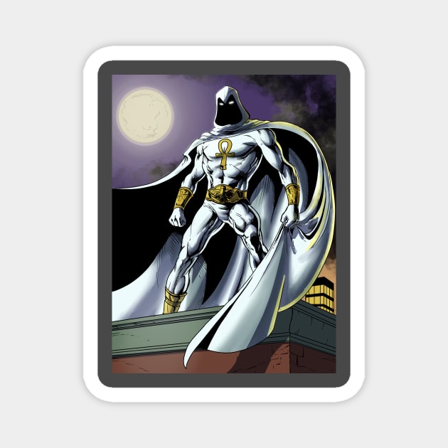 Moon Knight: Fist of Khonshu Magnet by CAShDesigns