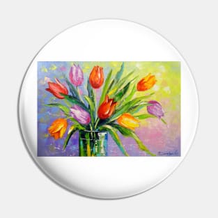 Bouquet of tulips Pin