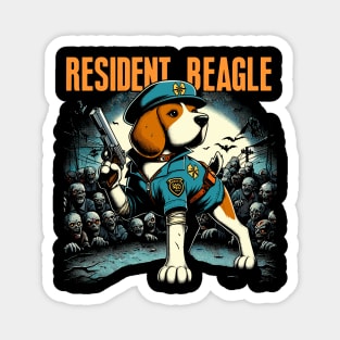 Resident Beagle Magnet