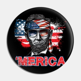 Abraham Lincoln America Pin