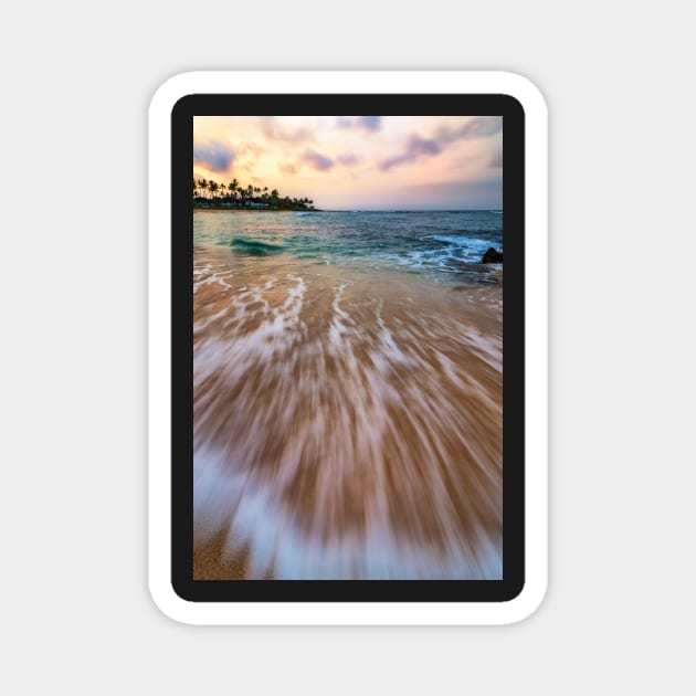 Kauai Sunrise at the Beach Magnet by JeffreySchwartz