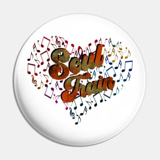 Colorful Heart Tone-Soul Train Pin