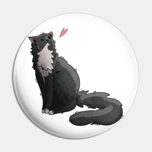 Tuxedo furbaby Gifts for Cat Lovers Pin