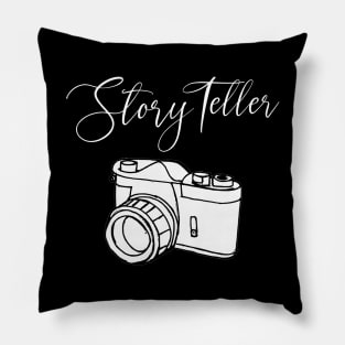 Photographer Gift for Photographer Story Teller Pillow
