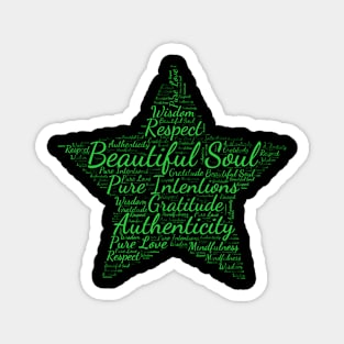 Super Green Star Magnet