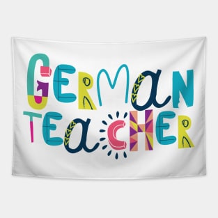 Cute German Teacher Gift Idea Back to School Tapestry